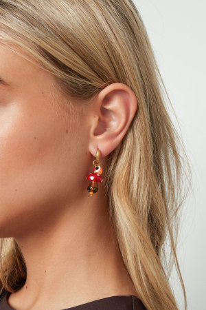 Boucles D'Oreilles Pendantes En Acier Inoxydable, Série « Plante », Décontractée, Simple Et Quotidienne, Bijoux Pour Femmes h5 Image2