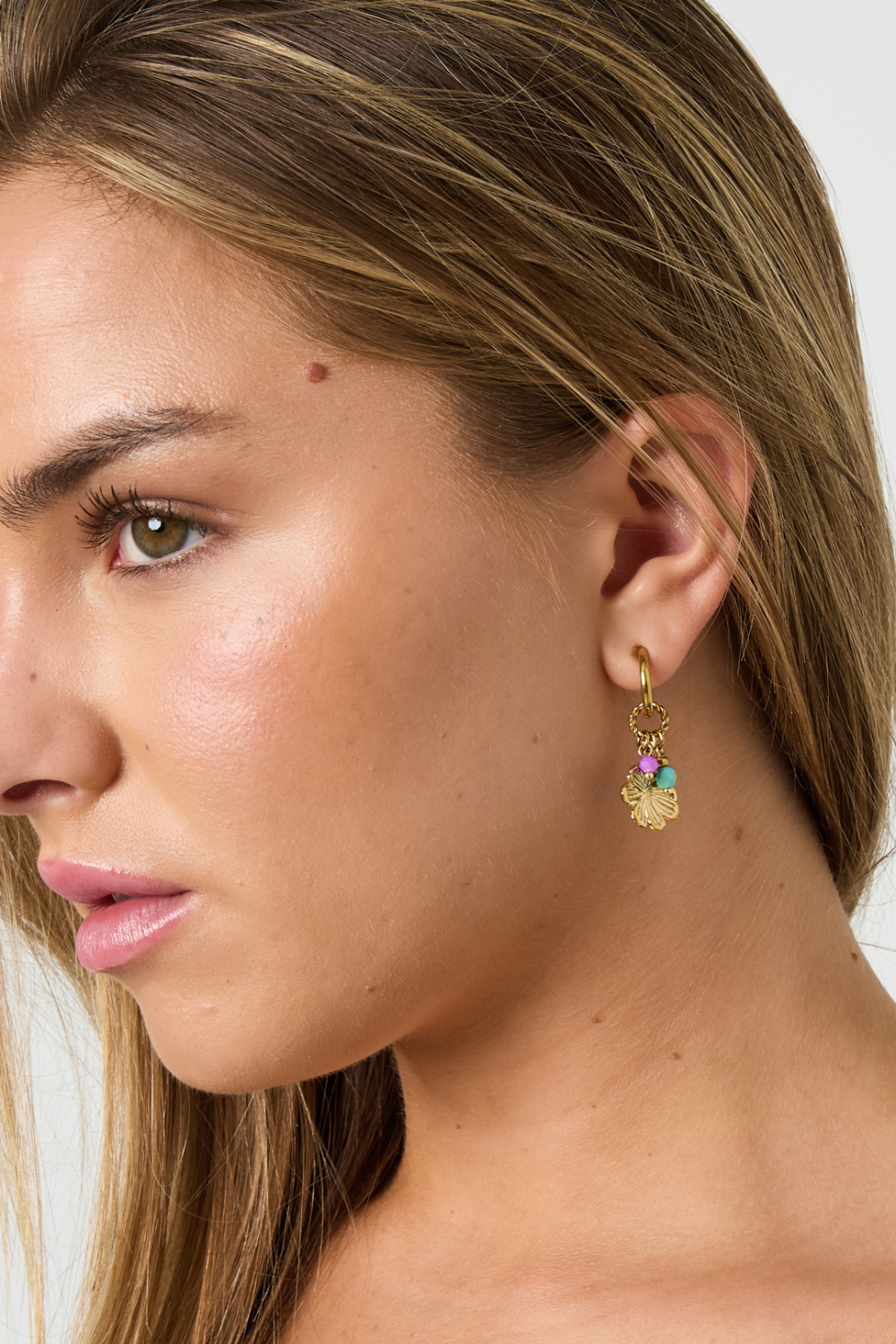 Boucles D'Oreilles Flower Happy Charm h5Image2