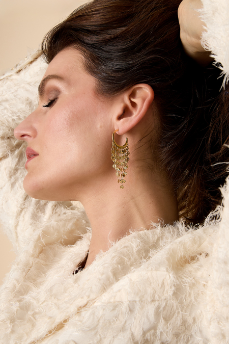 Boucles d'oreilles pendantes à pompon, style décontracté, pour un usage quotidien, une réunion ou une fête, série simple, bijoux pour femmes 2