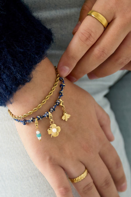 Bracelets en chaîne de coton de couleurs mélangées Daily Daily 2