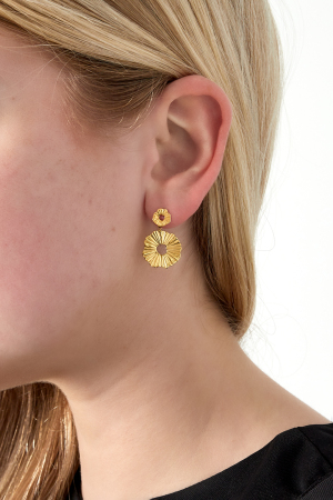 Boucles D'Oreilles Fleur Soleil h5 Image2
