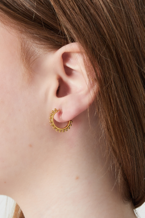 Boucles D'Oreilles À Clip En Forme D'Anneau Audacieux h5 Image2