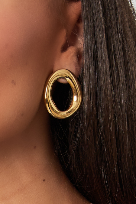 Boucles d'oreilles ovales Oasis 2