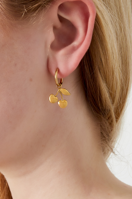 boucles d'oreilles cerises 2