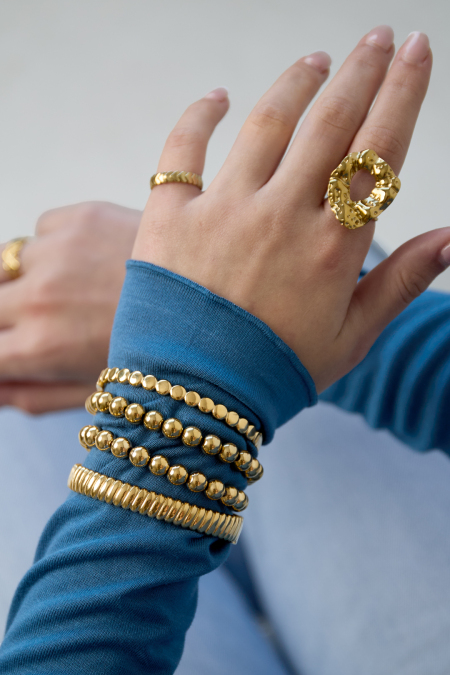 Bracelets en perles solides - 7 mm 2