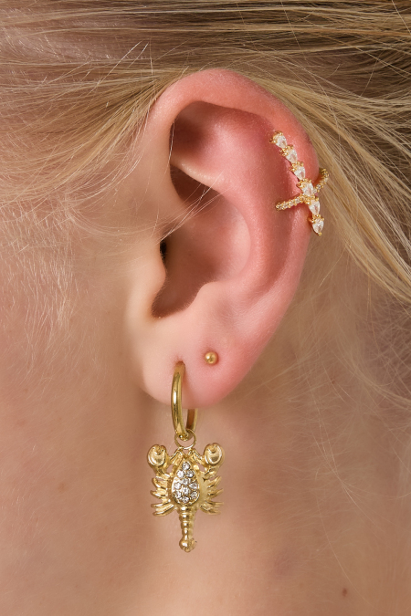 Boucles d'oreilles géométriques en cuivre, style décontracté et quotidien 2