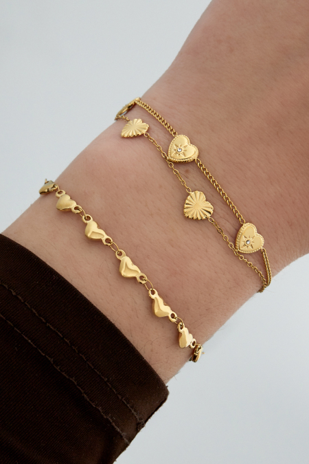 Bracelet multi-cœurs 2