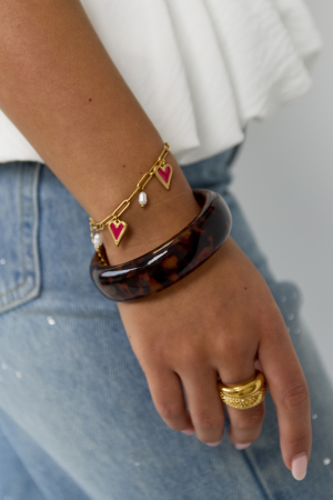 Bracelet En Résine Léopard h5 Image3