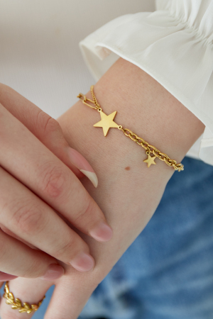 Bracelet À Maillons Étoiles h5 Image2