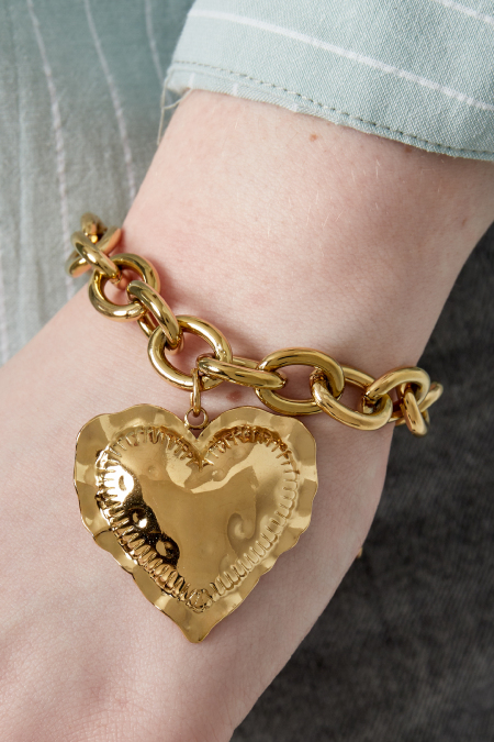Bracelet cœur audacieux 2