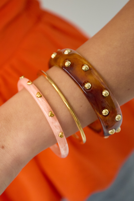 Ensemble de bracelets avec détail en forme de cœur 2