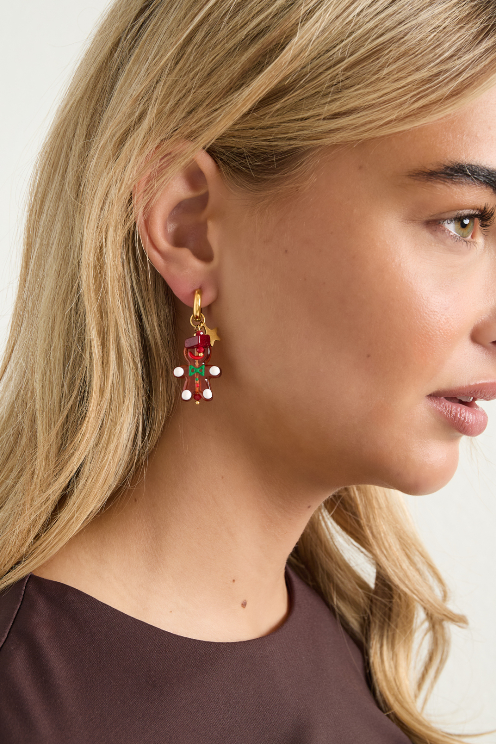 Boucles D'Oreilles Pendantes En Acier Inoxydable, Série Star Casual Daily Simple, Bijoux Pour Femmes h5Image2