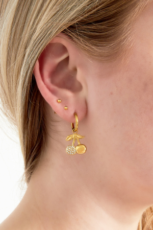 Boucles D'Oreilles À Paillettes Cerises h5 Image2