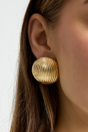 Boucles D'Oreilles Texturées Chics h5 Image3