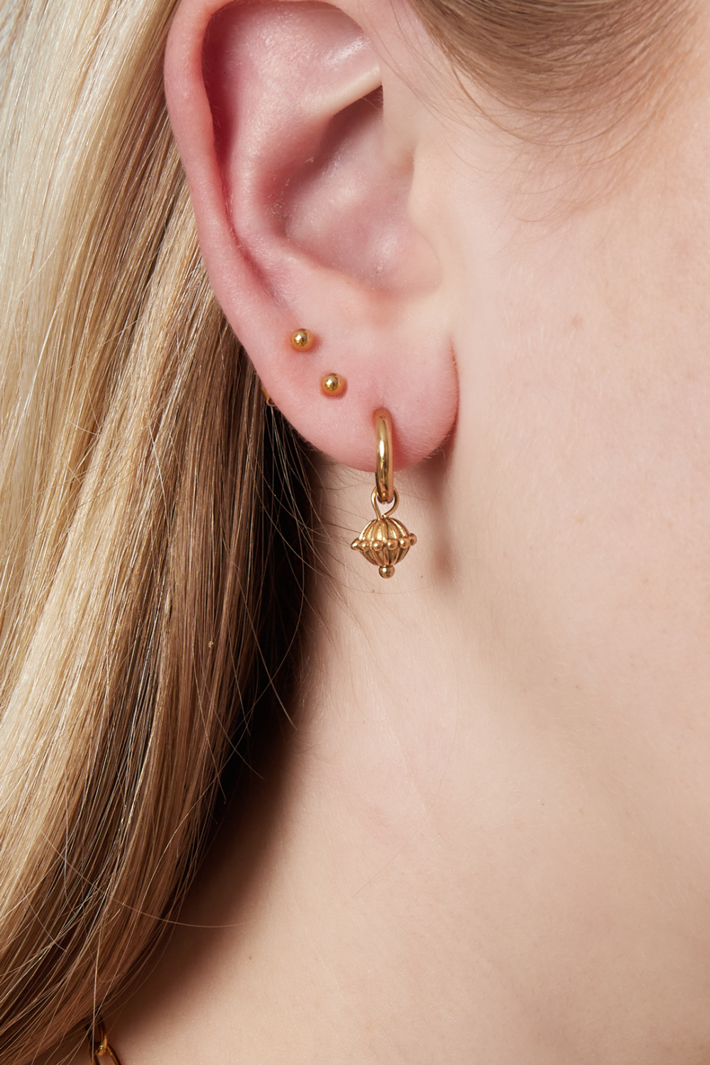 Boucles D'Oreilles À Breloques Globe h5Image2