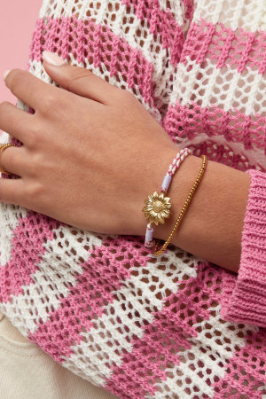 Bracelets À Breloques En Corde, Style Floral, Collection Décontractée, Vacances/Plage, Romantique, Bijoux Pour Femmes h5 Image5