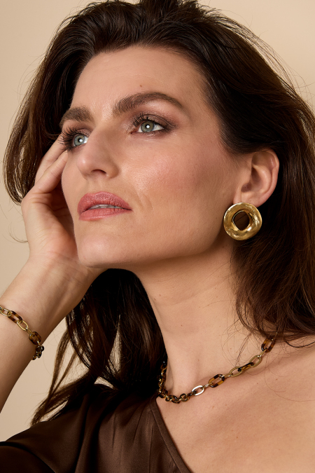 Boucles d'oreilles rondes Aura 2