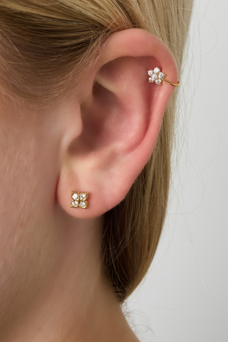 Manchette de nez et d'oreille florale 2