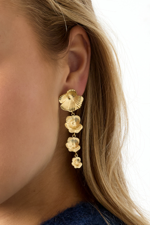 Boucles D'Oreilles Pendantes Fleur Décontracté Quotidien Rassemblement/Fête Simple Série Bijoux Pour Femmes h5 Image3