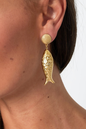 Grande Boucle D'Oreille Poisson h5 Image2