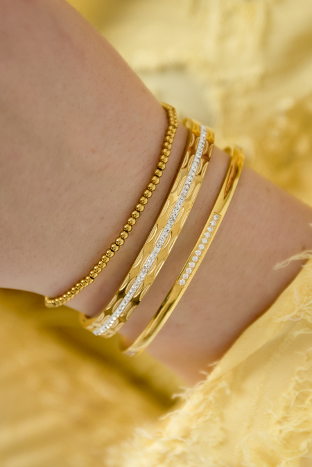 Bracelets géométriques en acier inoxydable, style décontracté et quotidien 2