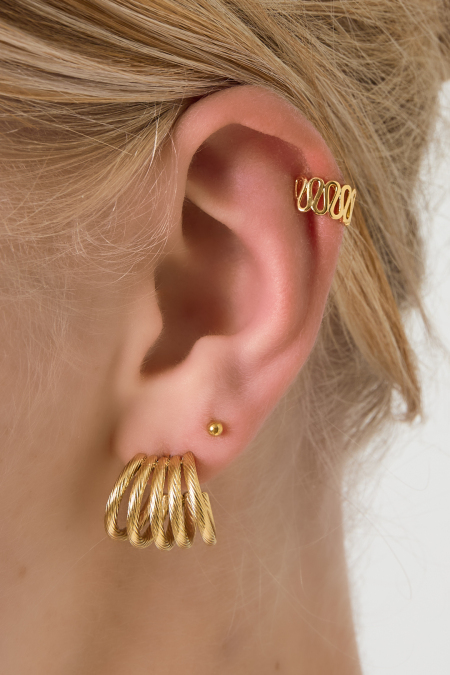 Boucle d'oreille tourbillonnante 2