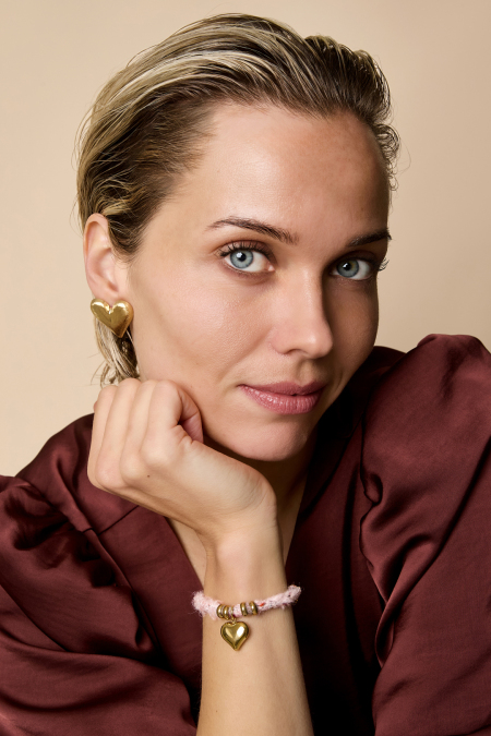 Bracelets à breloques en forme de cœur, décontractés, simples et quotidiens, bijoux pour femmes 2