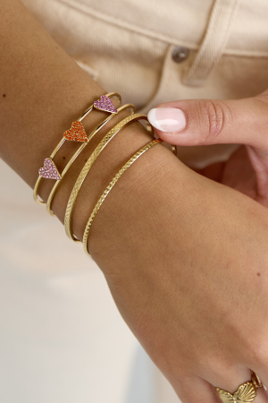 Bracelet Orné De Cœurs En Strass h5 Image2