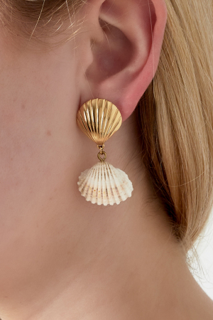 Boucle D'Oreille Coquillage Et Mer h5 Image2