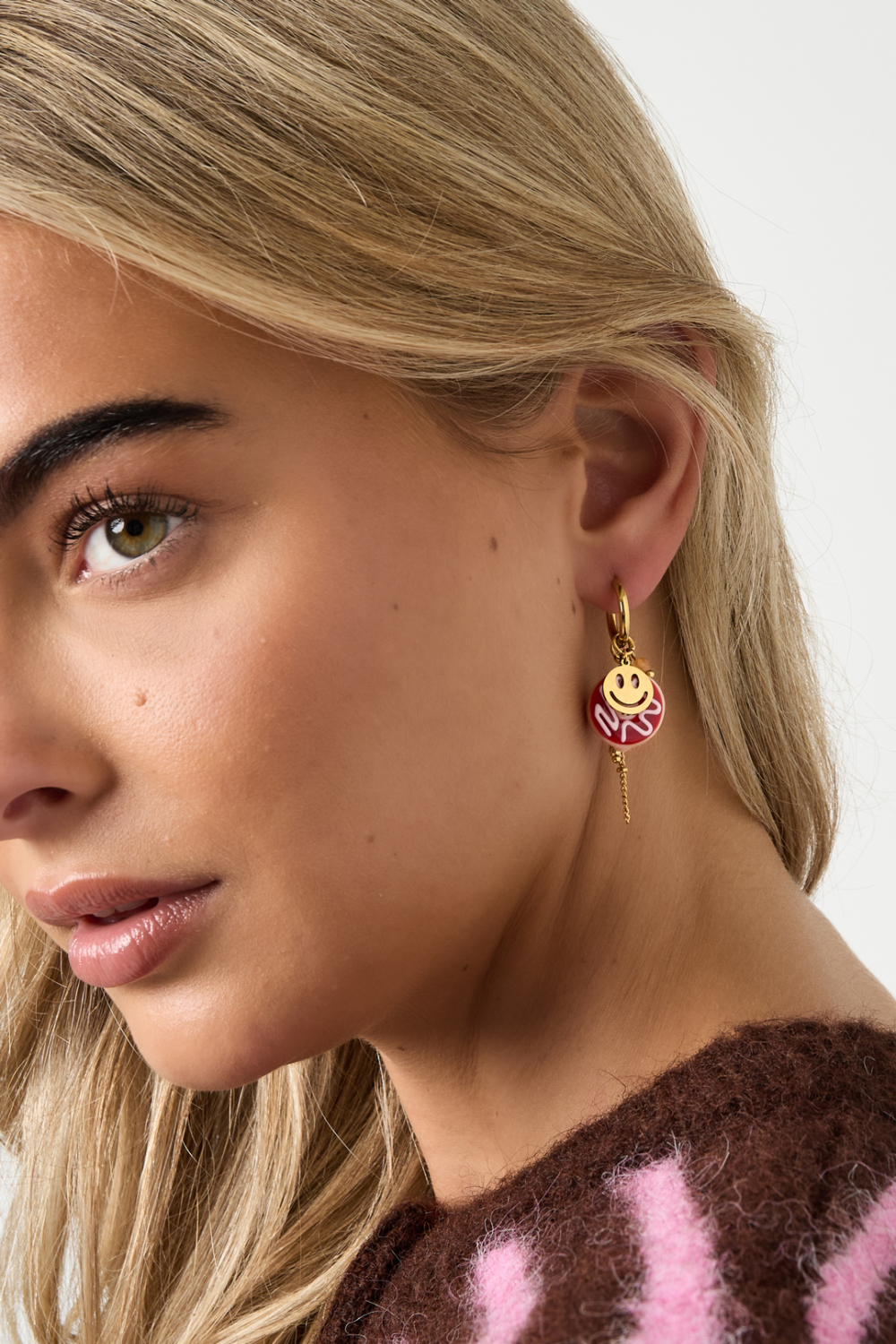 Boucles D'Oreilles Pendantes En Acier Inoxydable, Style Décontracté, Simple Et Quotidien, Bijoux Pour Femmes Image2