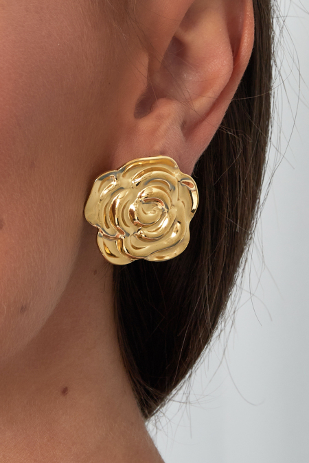 Boucles d'oreilles méga fleurs 2