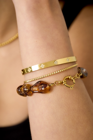 Bracelets En Perles Acryliques, Série Rétro Classique Quotidienne, Bijoux Pour Femmes h5 Image2