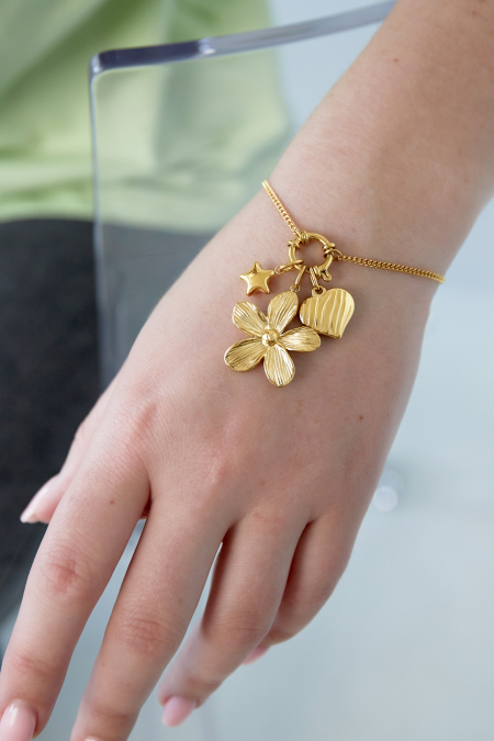Bracelet de fleurs DIY 2