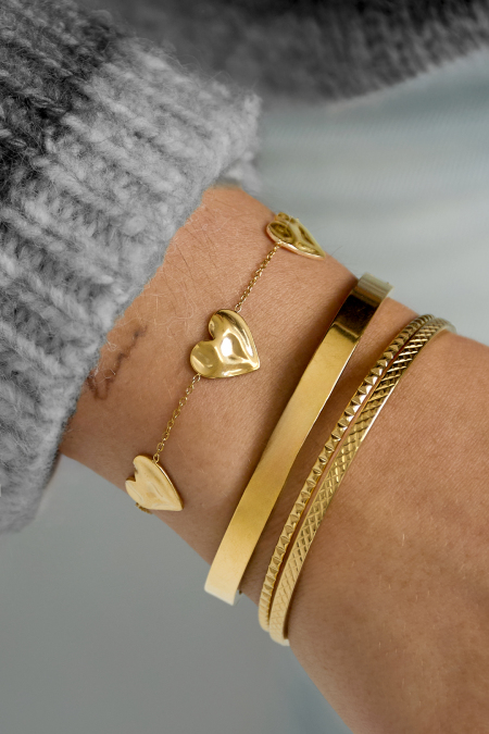 Bracelets À Breloques En Forme De Cœur, Décontractés, Simples Et Quotidiens, Bijoux Pour Femmes 2