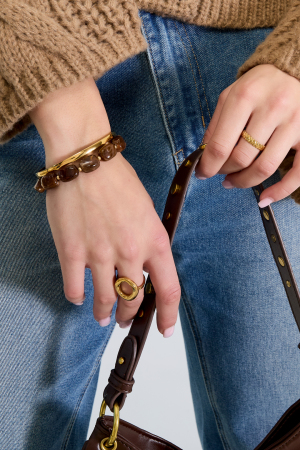 Bracelets En Perles Acryliques, Série Rétro Classique Quotidienne, Bijoux Pour Femmes h5 Image3