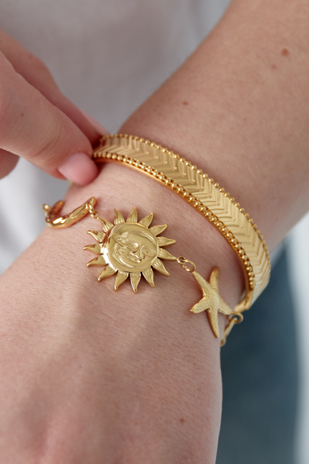 Collier Soleil Lune Étoile 2
