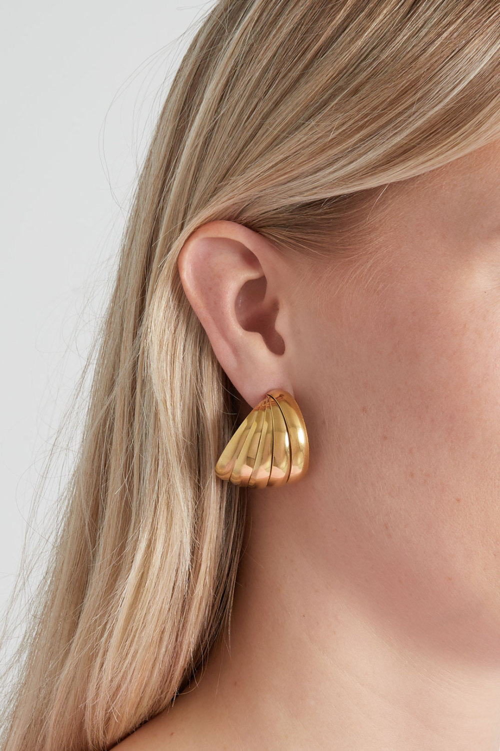 Boucles D'Oreilles À Tige En Acier Inoxydable, Style Géométrique, Décontracté, Simple, Pour Femme Image2