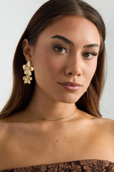 boucles d'oreilles fleurs 2