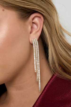 Boucles D'Oreilles Pendantes En Cuivre, Géométriques, Élégantes, De Noël, Luxueuses, Bijoux Pour Femmes h5 Image4