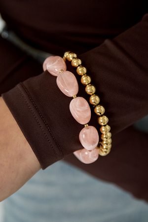 Bracelet Composé De Perles Organiques h5 Image2