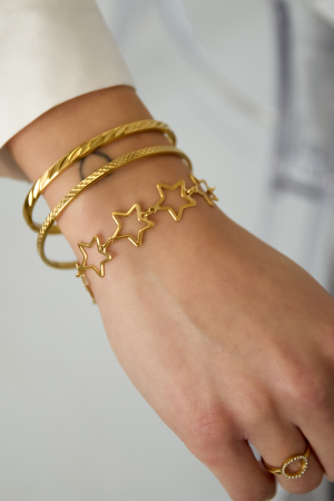 Bracelets À Chaîne En Acier Inoxydable Star Casual Daily Simple Series Bijoux Pour Femmes h5 Image2