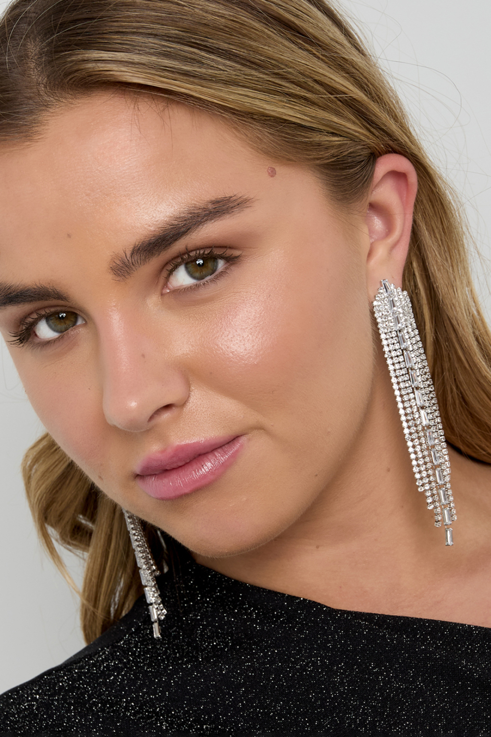 Boucles D'Oreilles Pendantes En Cuivre, Géométriques, Élégantes, De Noël, Luxueuses, Bijoux Pour Femmes h5Image3