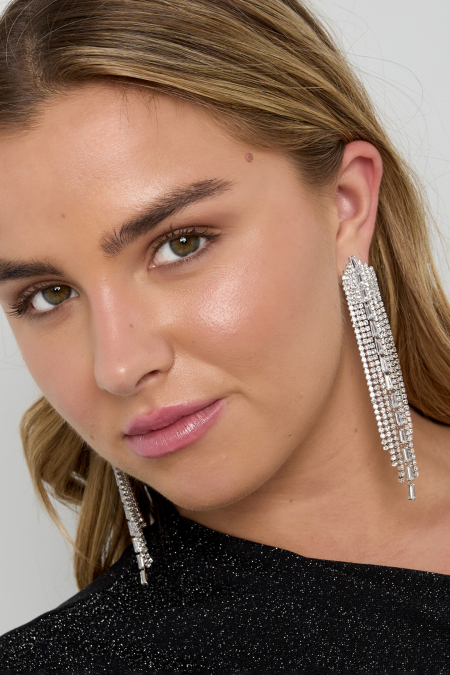 Boucles d'oreilles pendantes en cuivre, géométriques, élégantes, de Noël, luxueuses, bijoux pour femmes 2