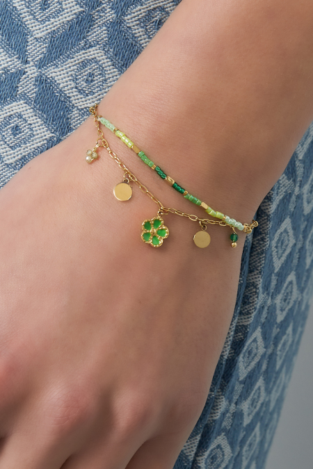bracelet rêve vert 2