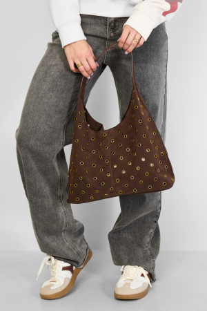 Sacs À Bandoulière Creux Décontractés En Polyester, Accessoires Quotidiens h5 Image3