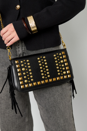 Sacs À Bandoulière Géométriques Punk En Pu, Accessoires Quotidiens h5 Image4