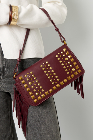 Sacs À Bandoulière Géométriques Punk En Pu, Accessoires Quotidiens h5 Image2