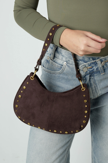 Sacs à bandoulière Rivet Casual Suede Accessoires quotidiens 2