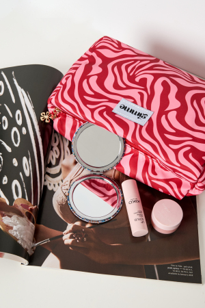 Trousses De Maquillage De Couleurs Mélangées, Accessoires Quotidiens Décontractés En Polyester h5 Image3