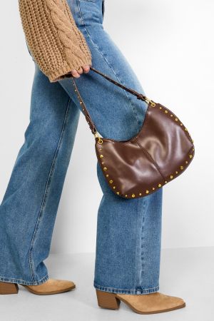 Sacs À Bandoulière Rivet Casual Pu Accessoires Quotidiens h5 Image3